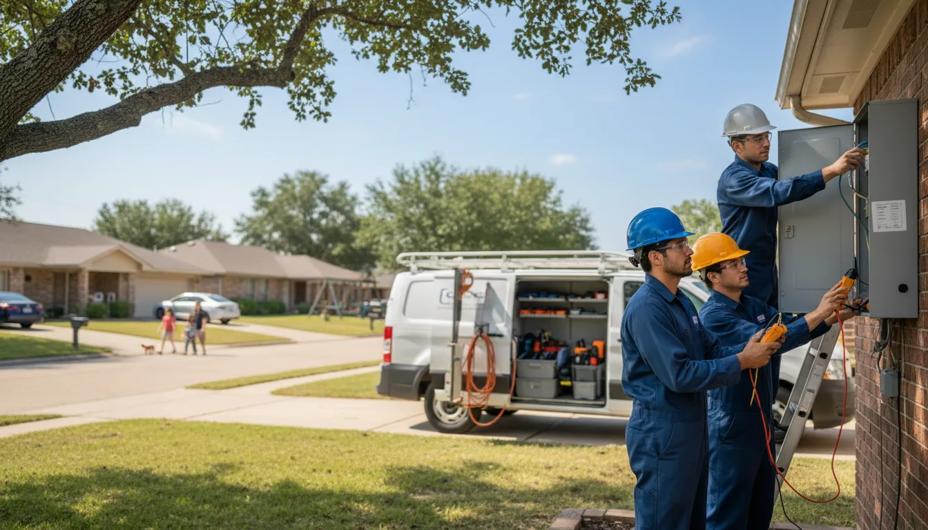 Certified electrician providing emergency electrical services in Republic, MO